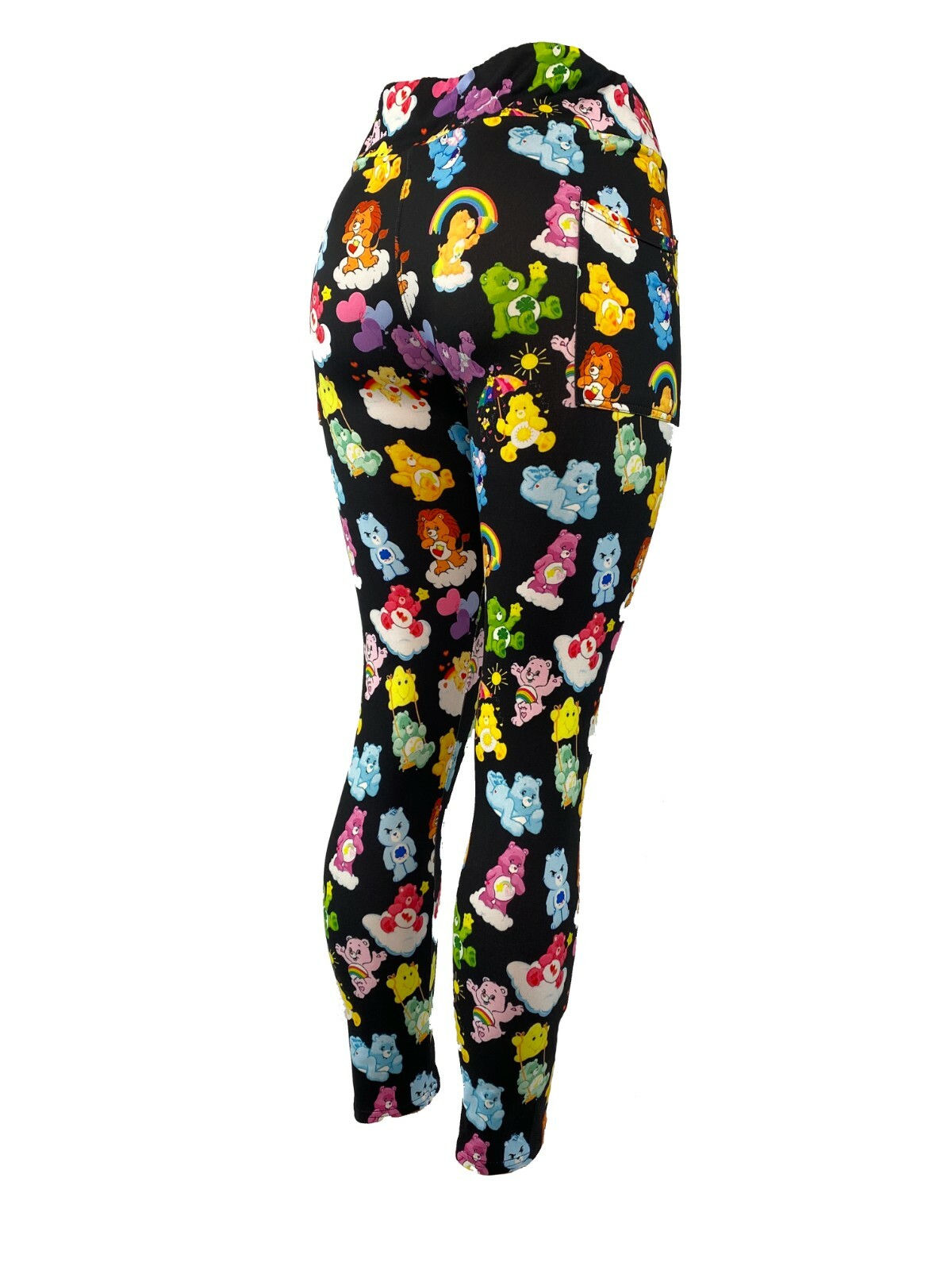 Care Bears Care A Lot About You 80’s Nostalgia Leggings Multiple Sizes POCKETS