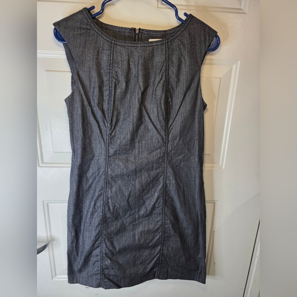 Calvin Klein Sleeveles lightweight denim Dress Size 8P