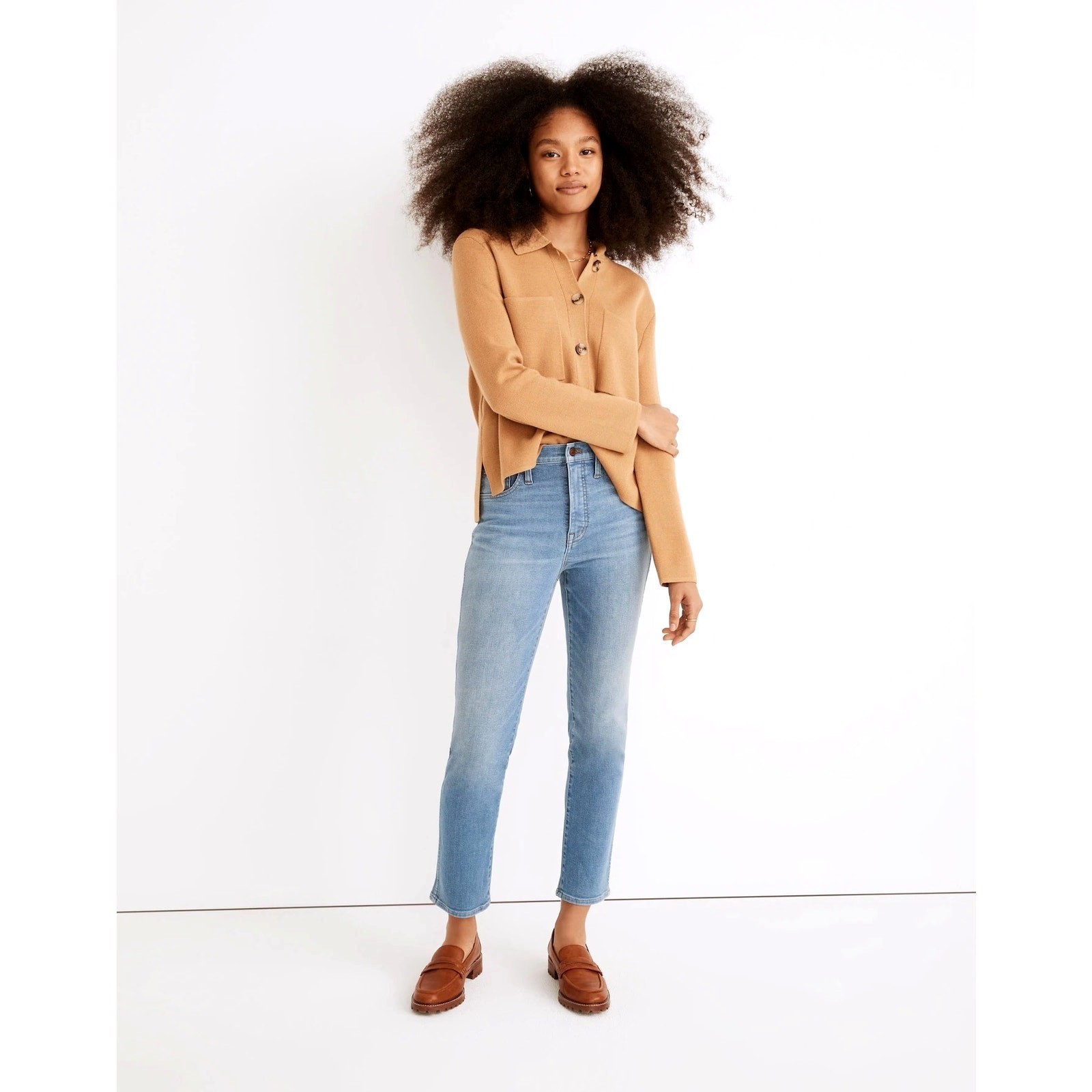 MADEWELL Stovepipe Jeans in Euclid Wash 24