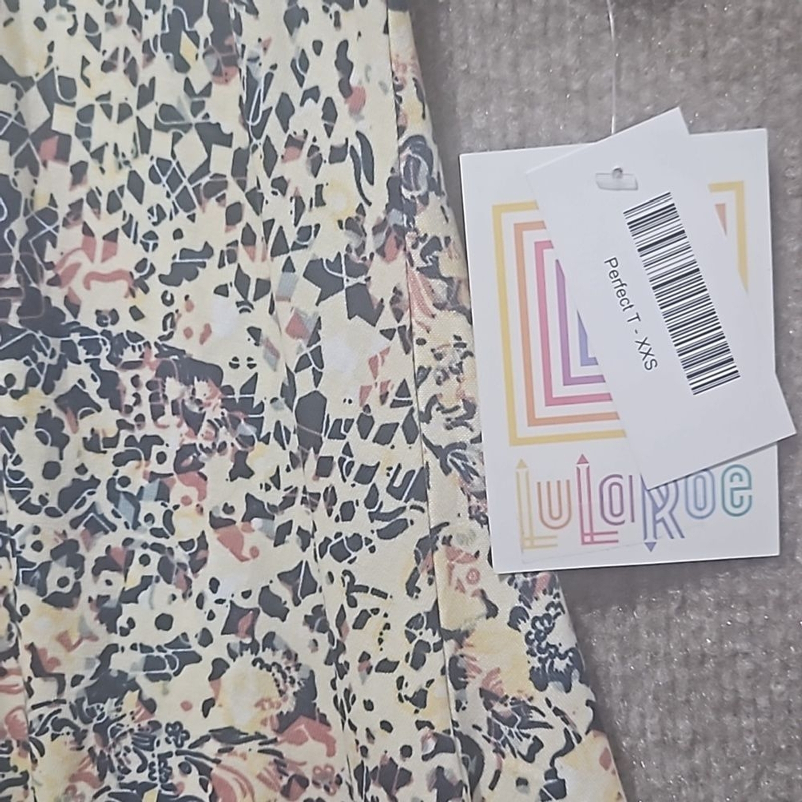 Lularoe Perfect T xxs blue, yellow, pink