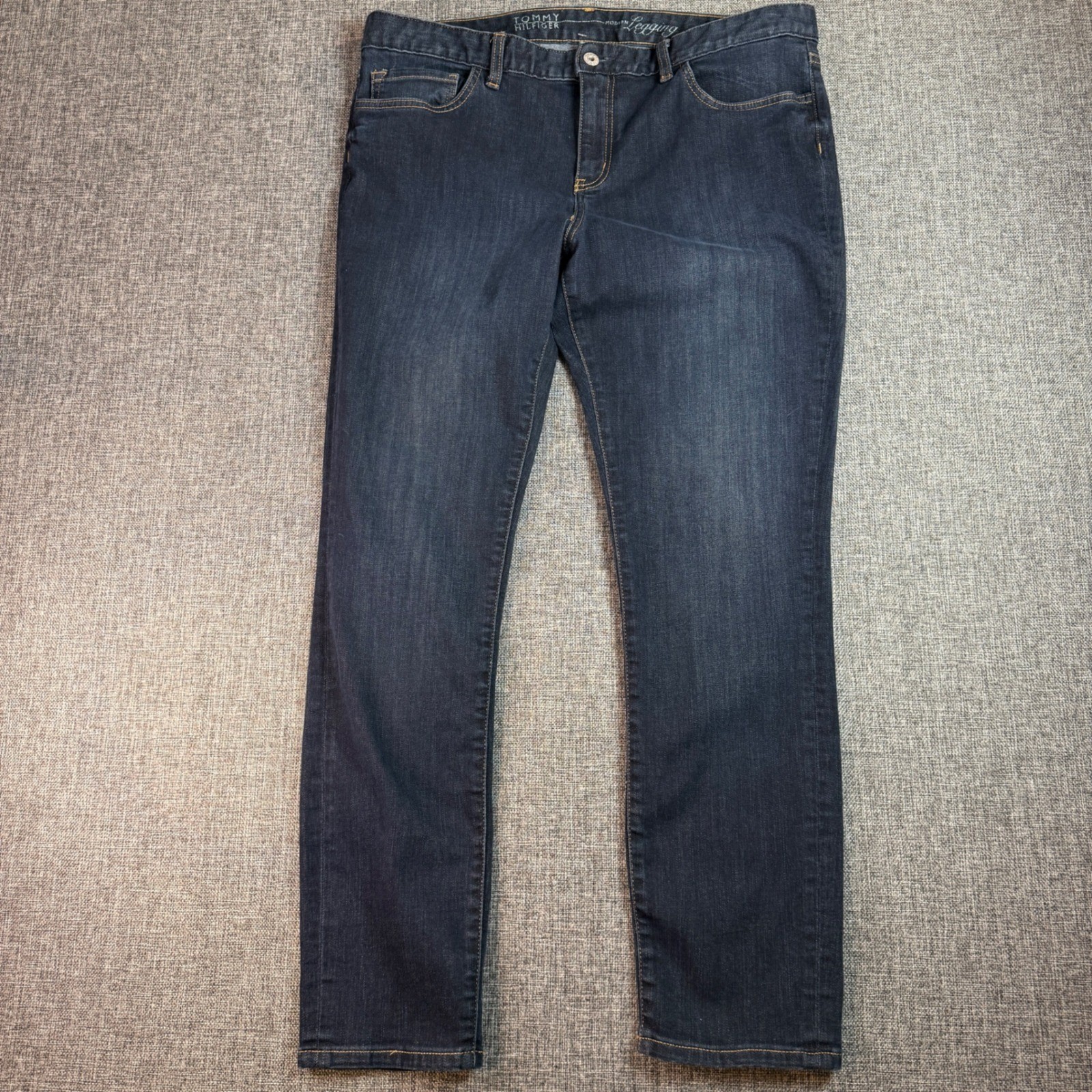 Women Tommy Hilfiger Jeans | Size 16 | Dark Wash Modern Legging Denim