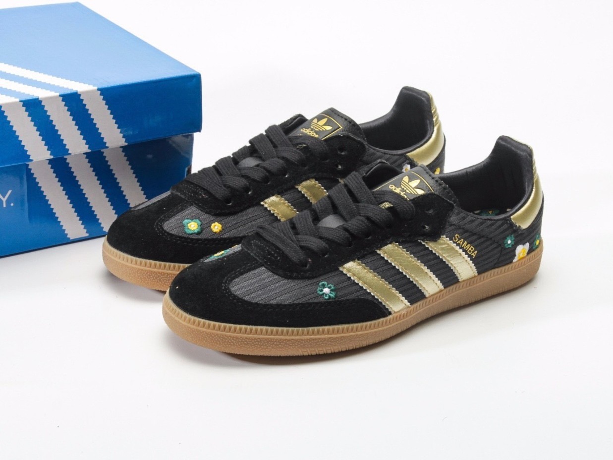 Adidas Samba OG W Liberty London Black Women’s Shoes IH1331 New