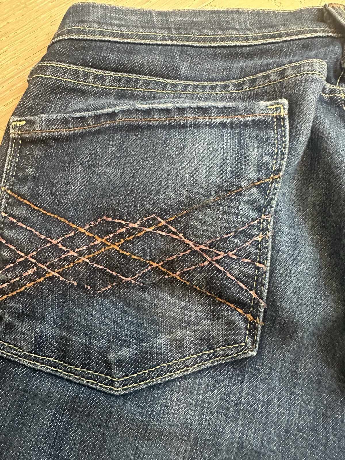 Citizens of Humanity Jerome Dahan #065 Scratch Low Waist Flare Jeans 27 USA Y2K