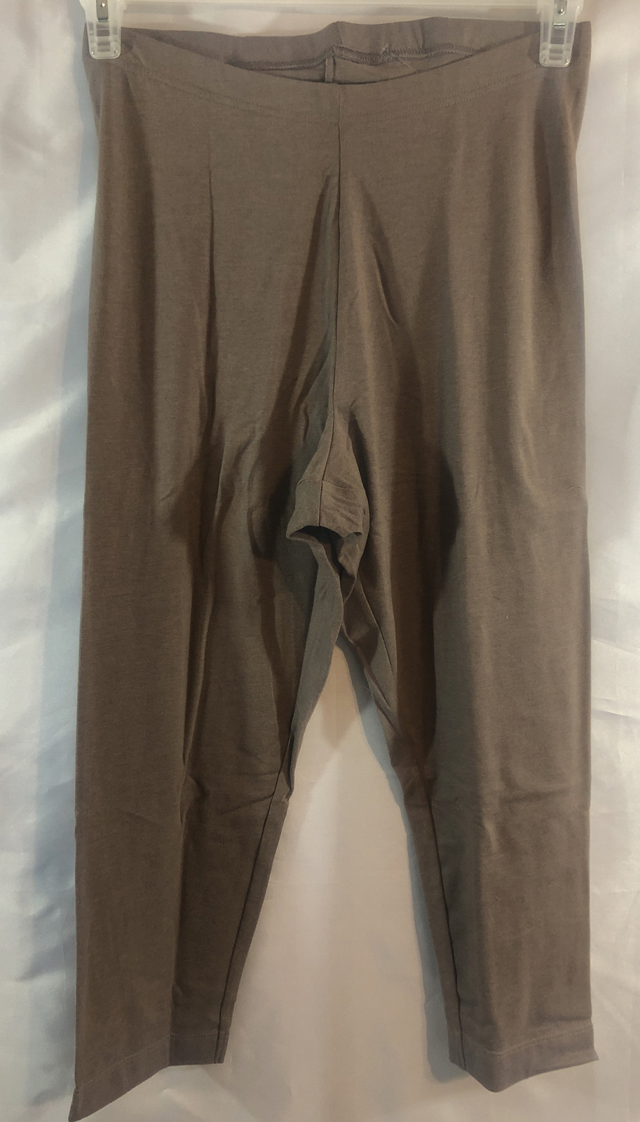 Old Navy Women’s Size XL Taupe High Rise Crop Leggings Cotton Poly Spandex New