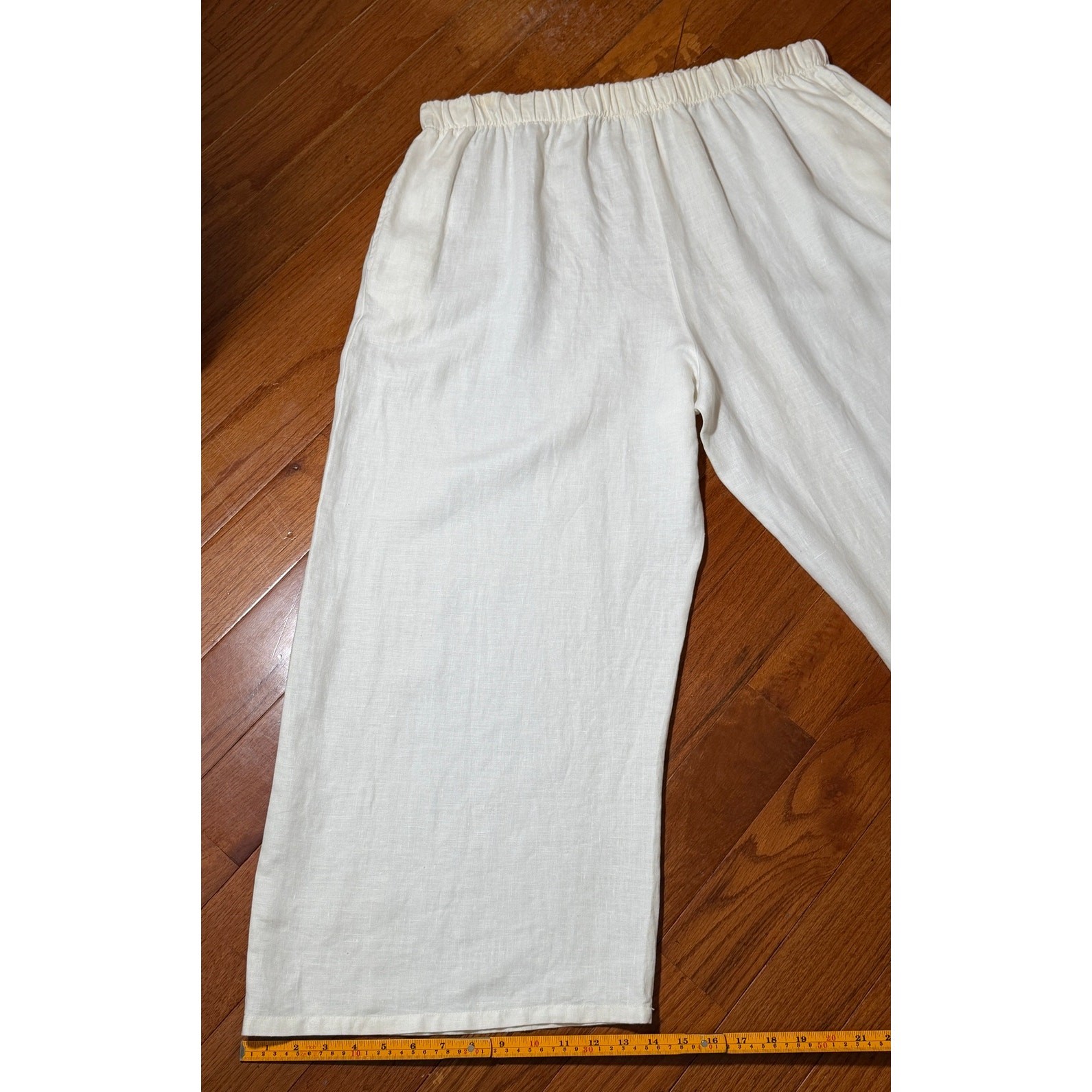 bryn WALKER 100% Linen Pull On Pants Size Large