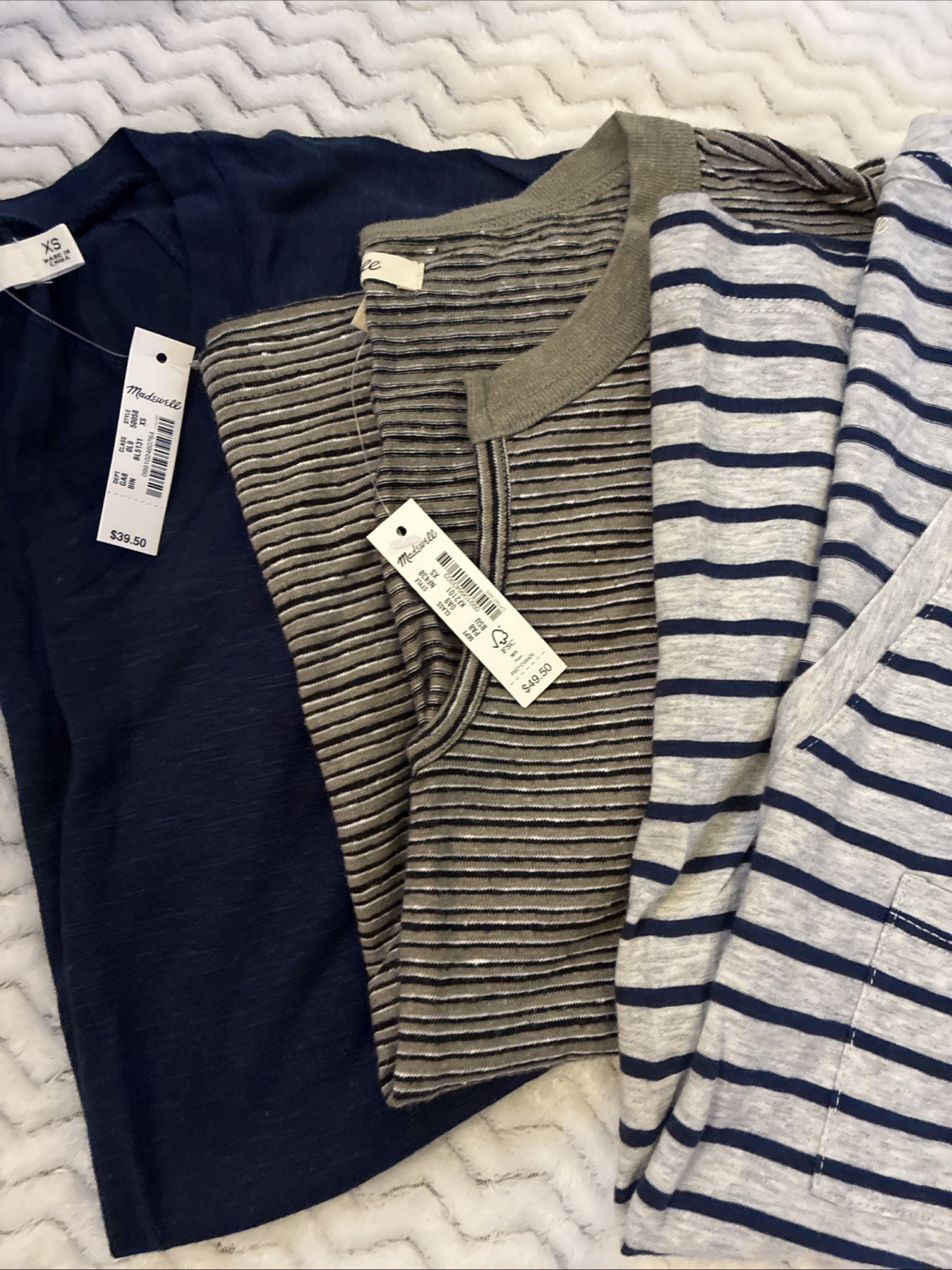 Madewell~Lot of 4~Women’s~XS~Short Sleeve~T-Shirts~Various Colors & Styles~NWT