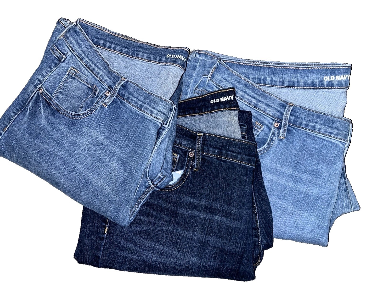 Lot Of 3: Old Navy Size 18 Curvy Mid-rise Bootcut Jeans