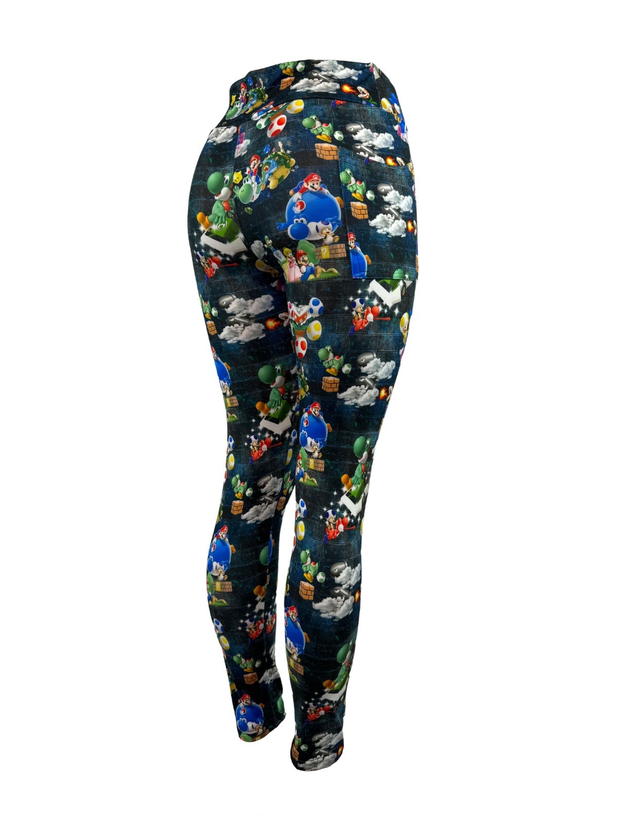 Super Mario World Friends – Leggings Multiple Sizes W/ POCKETS