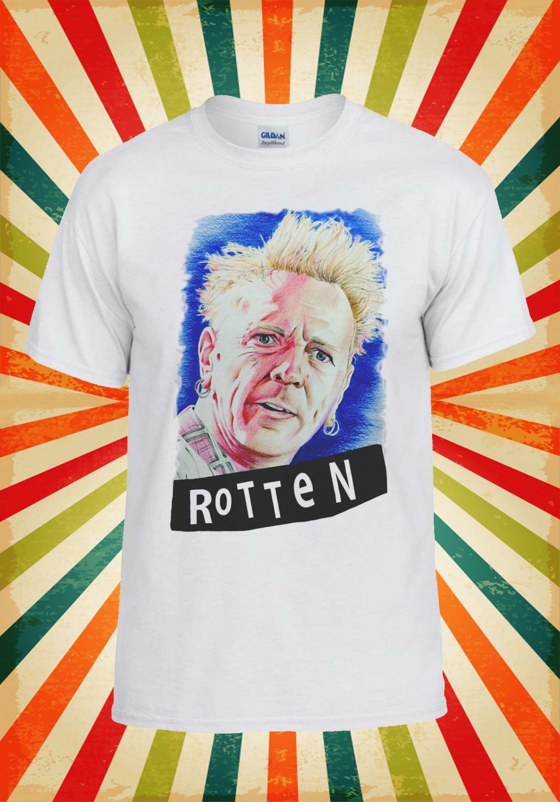 Punk Rocker Jonny Rotten Sex Pistol Men Women Vest Tank Top Unisex T Shirt 2071