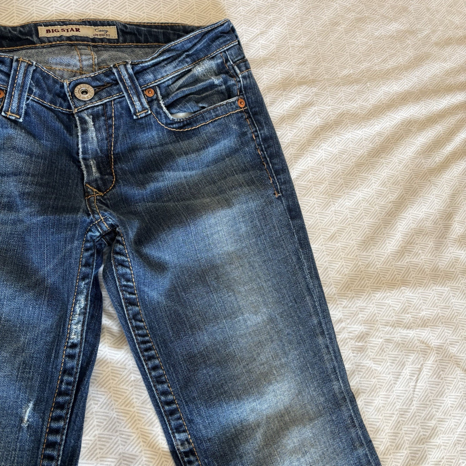 Big Star Jeans Vintage Casey Womens Sz 28L Long Low Rise Fit Bootcut