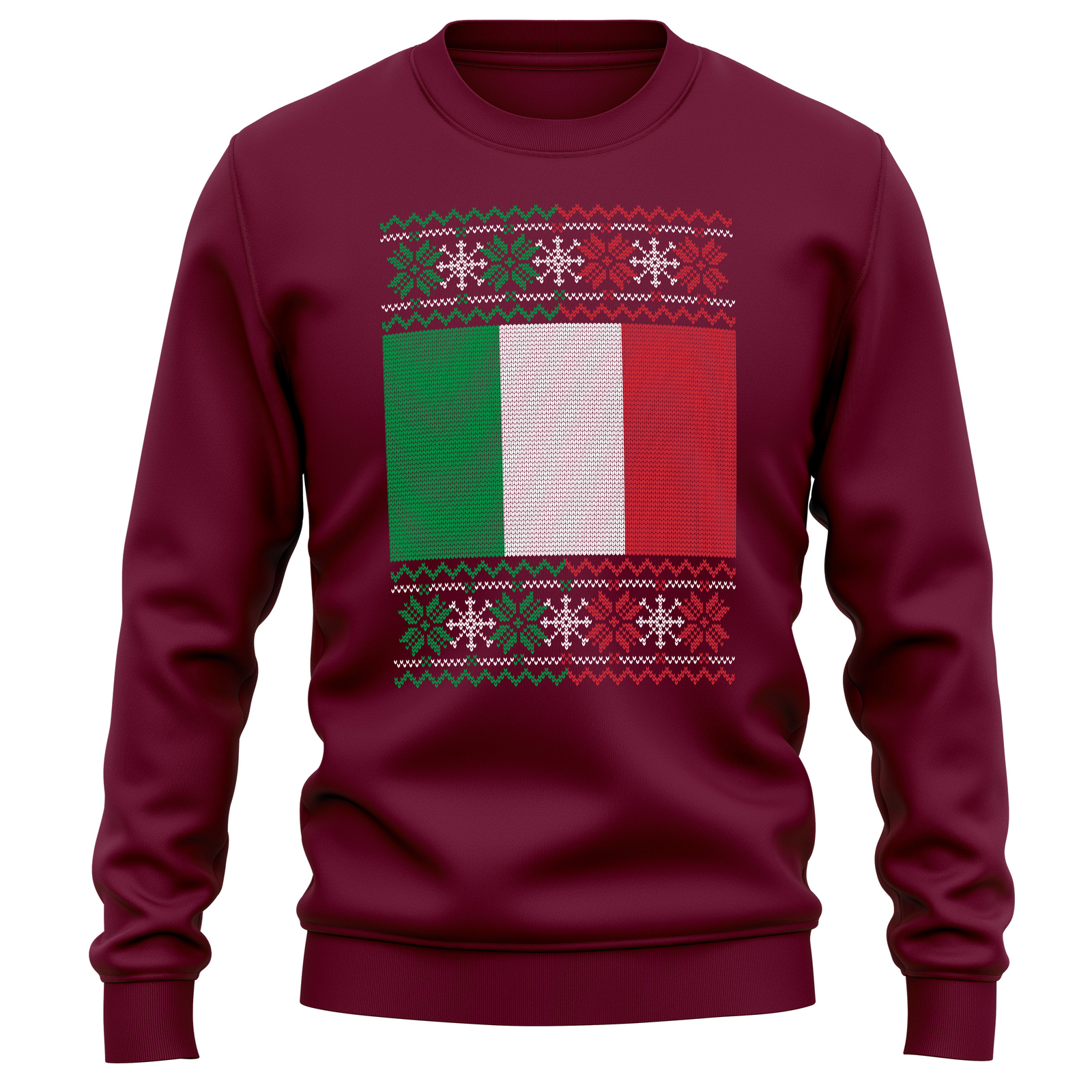 Itialia Christmas Fairisle Sweatshirt Italia Country Him or Her Italy Italian…