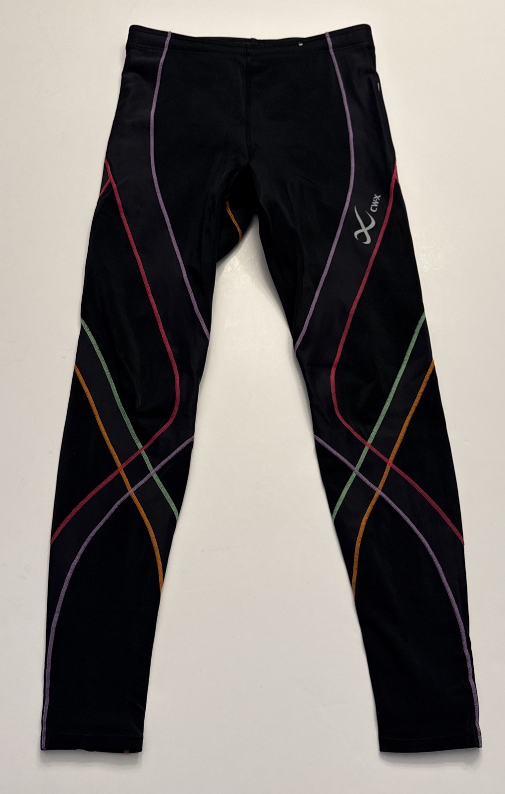 CW-X Endurance Pro Women’s Size Medium Black Compression Running Tights 25”