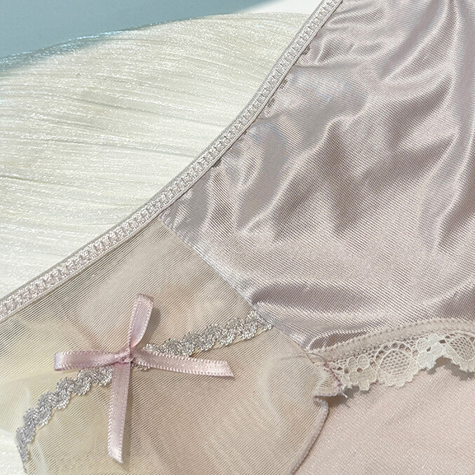 5 Pack Lot Sexy Womens Thin Satin Panties Briefs Sheer French Ladies Lingeries