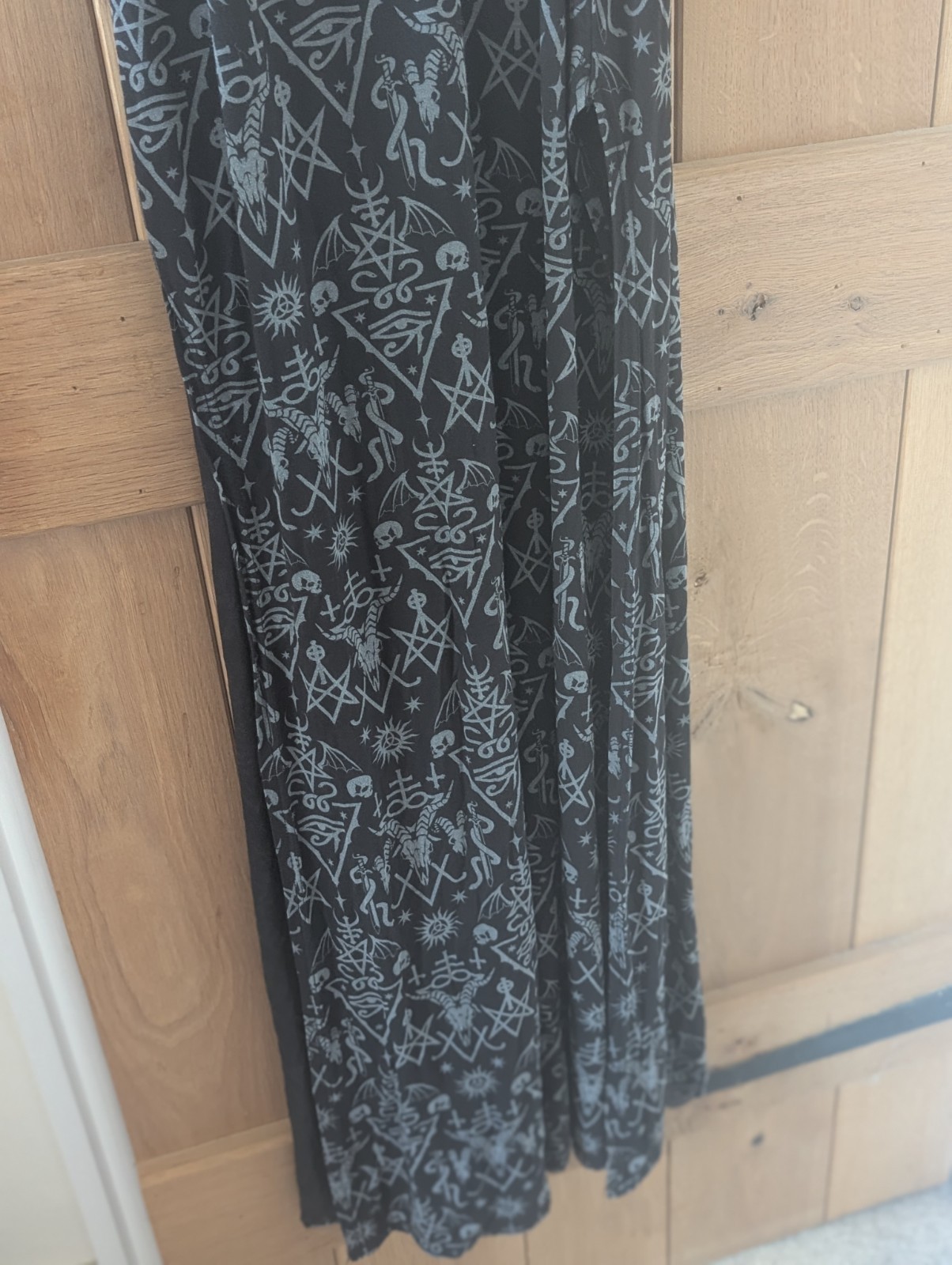 Killstar Over Queen Maxi Dress Size 4XL Occult Pattern Goth Alternative Summer