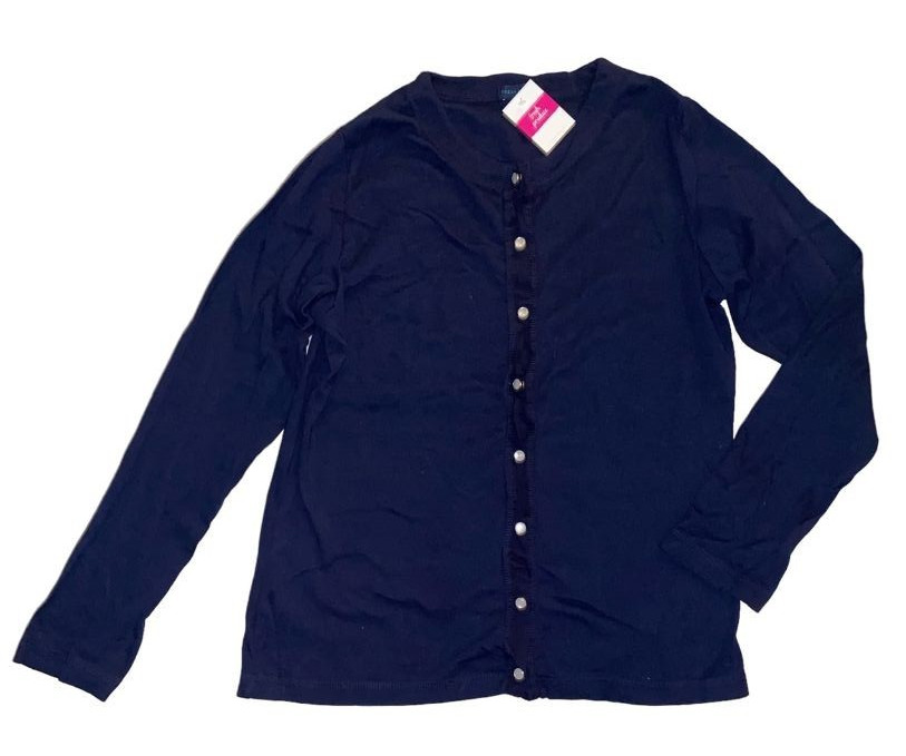Fresh Produce xxl moonlight blue $74 essential cotton snap cardigan top nwt new