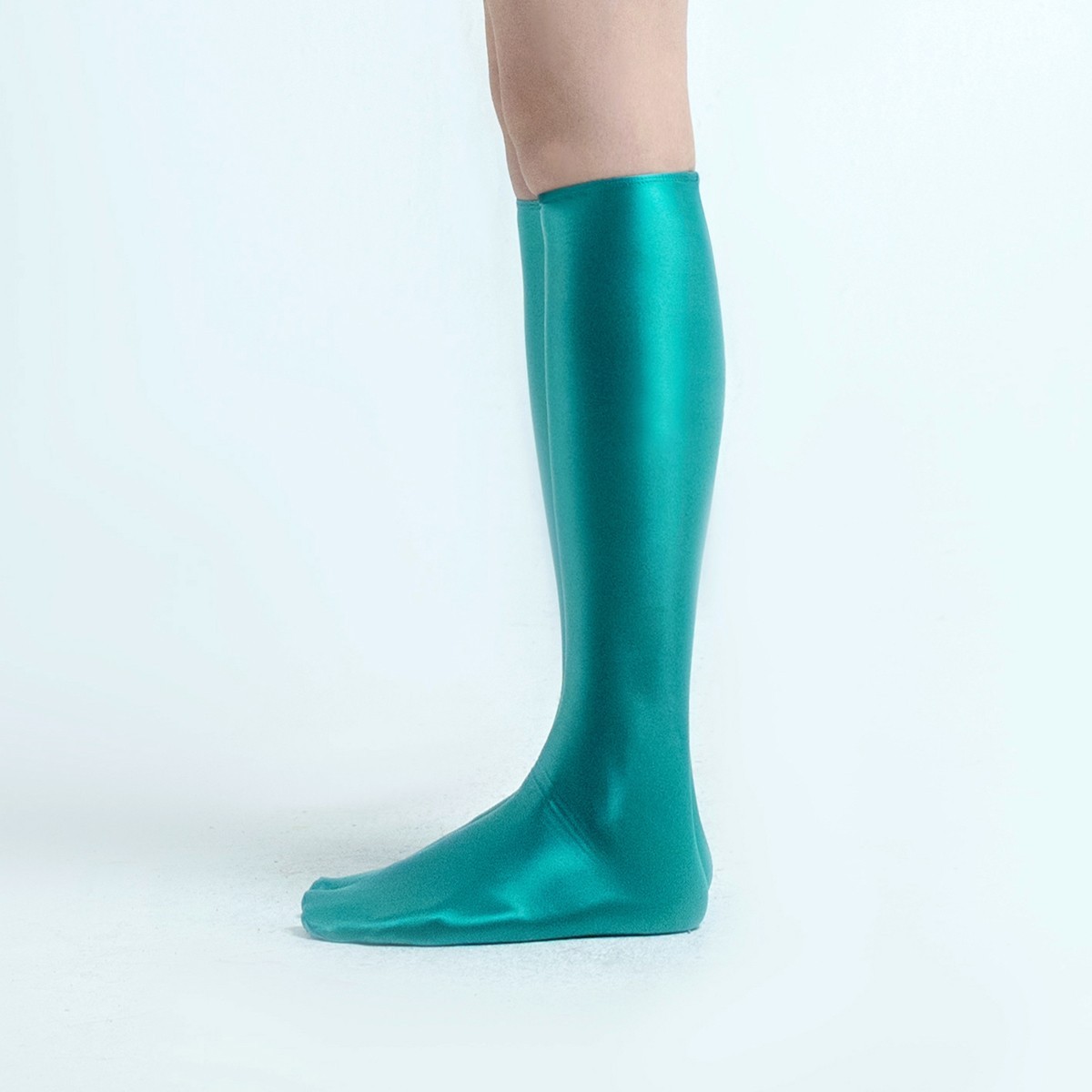MJINM Women’s Shiny Glossy Calf Socks Sexy Socks Slim Soft Spandex Short Socks