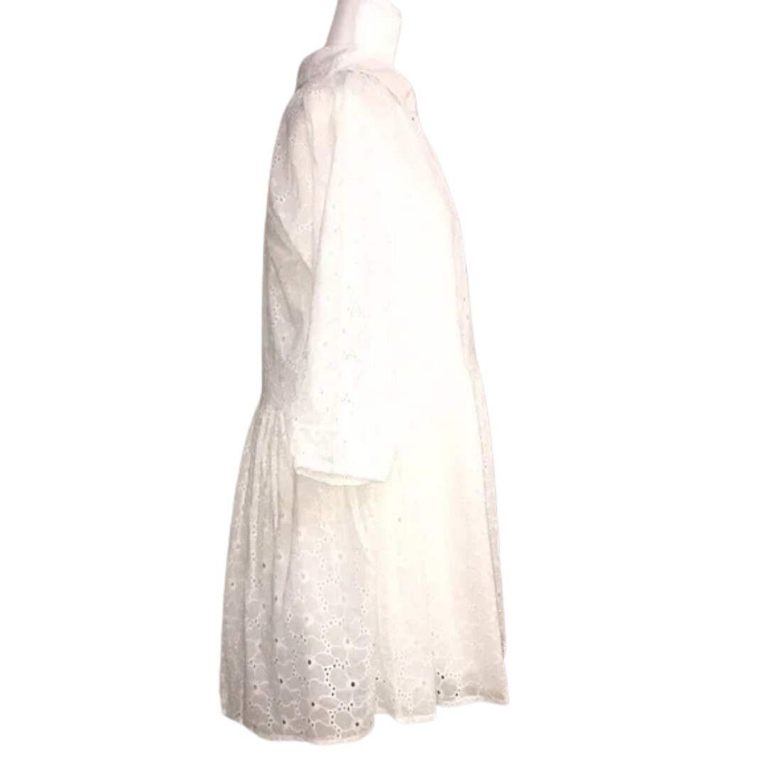 NWT CUPIO Embroidered Floral Eyelet Dress – 100% cotton / Medium