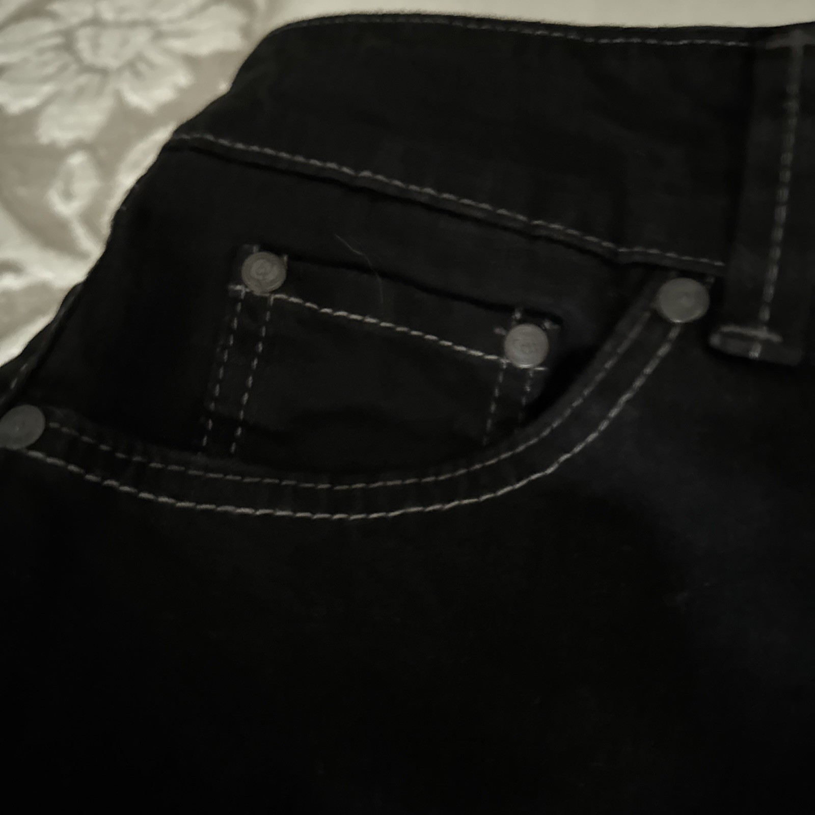 Code Bleu women’s Black Brigitte Bootcut Jeans 12 long new