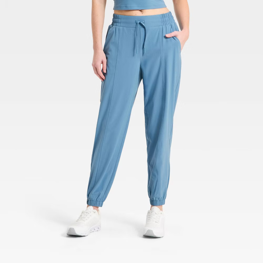 Women Active Light Mid-Rise Jogger – All In Motion Steel Blue XS