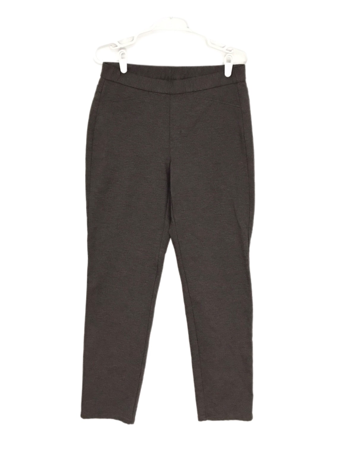 J Jill Ponte Slim Leg Pants Women Size Small Gray Casual Pull On Career Leggings