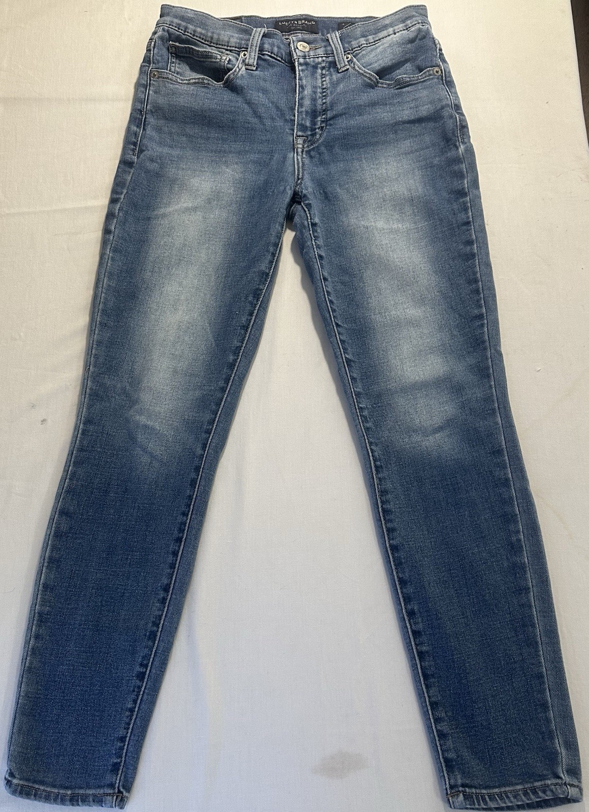 Lucky Brand Womens Size 4/27 Ankle Mid Rise Ava Skinny Leg Jeans Nice!
