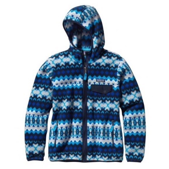 Patagonia Women’s Lightweight Snap-T Hooded Jacket, Cliff: Electron Blue