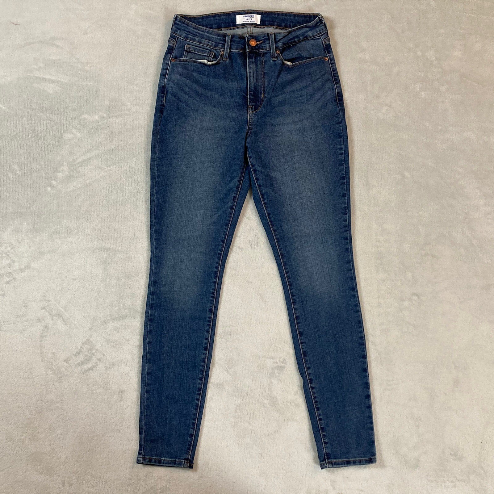 Levi’s Denizen High Rise Skinny Stretch Blue Jeans Women’s Size 4M (W27 L30)