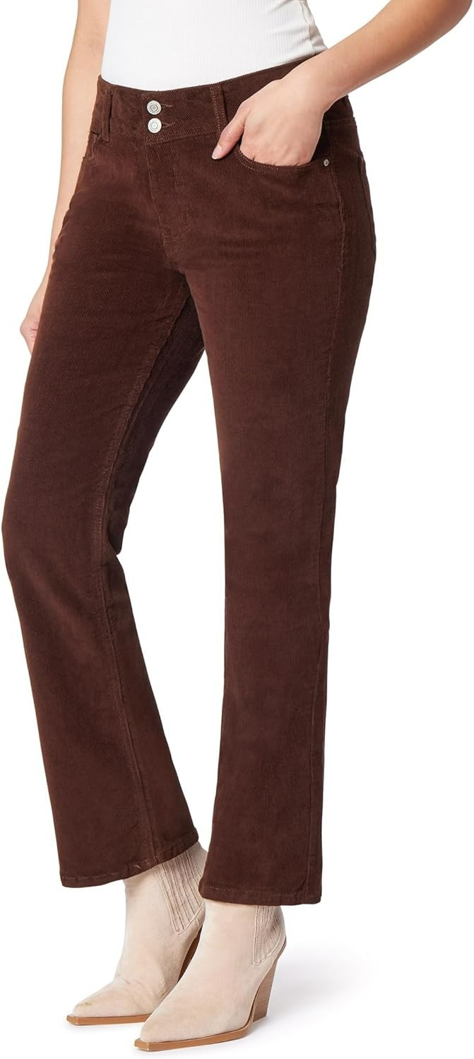 Angels Forever Young Women’s Bootcut Pants Size 8 Waist 29.5in Mid-Rise Chestnut