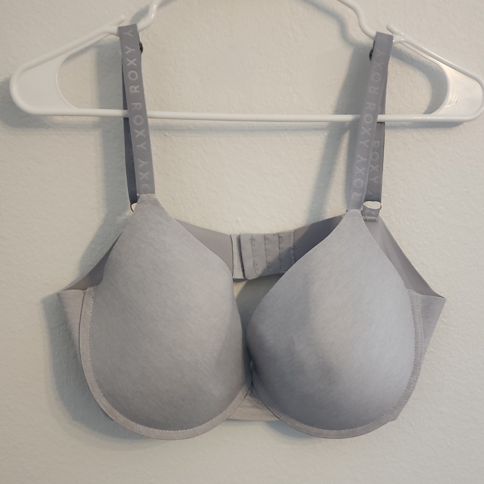 ROXY T-Shirt Bra Underwire Padded Back Closure 40D Gray Blended Fabric 4996-49