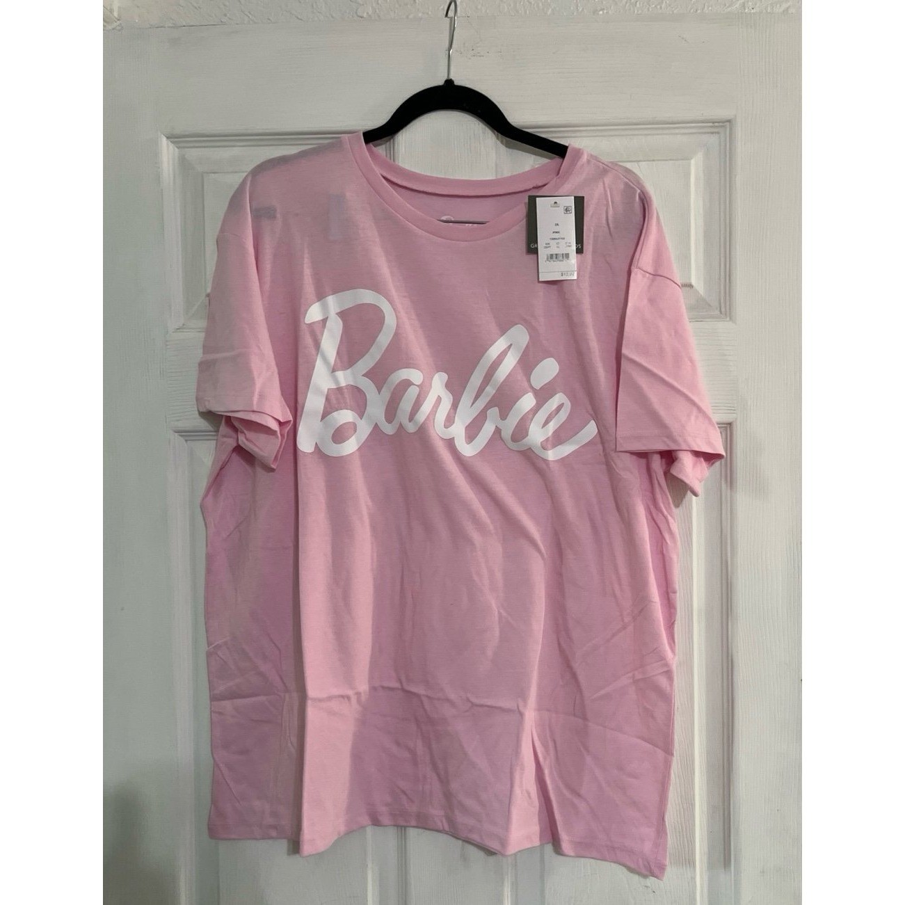 Barbie Pink Graphic T-Shirt Short Sleeve Crew Neck NWT 2X