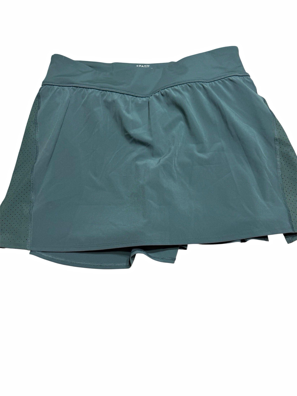 SPANX Women’s Green Athletic Skort XL/TG Pull-On Stretch Elastic Waist