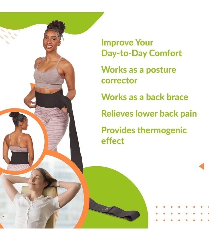 Adjustable Tummy Control Shapewear Wrap. Loose 4 Inches Off Your Waist. OSFM.