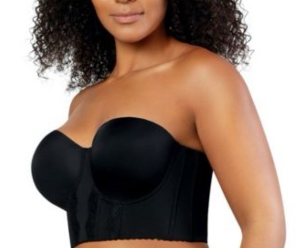 PARFAIT Elissa Strapless Bustier Style# P150116 Size 34DD Black