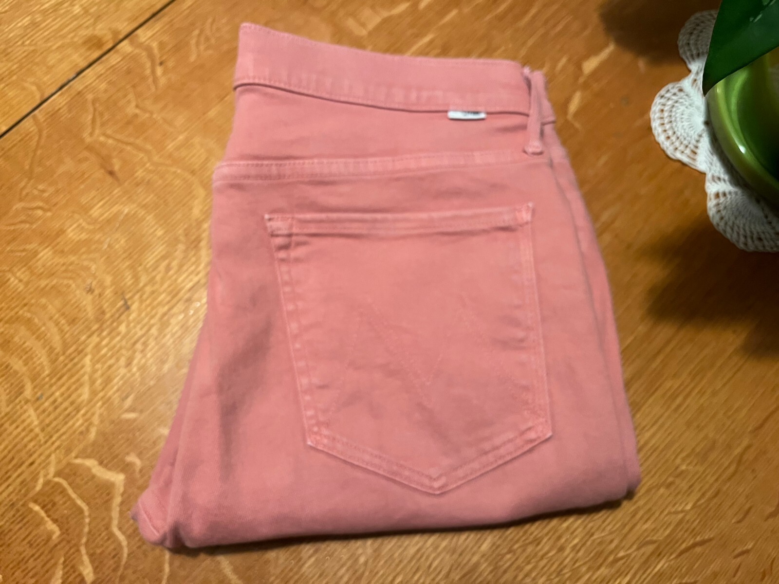 MOTHER THE STASH MID RISE DAZZLER ANKLE SECOND CHANCE JEANS 33 X 28 VERY NICE!