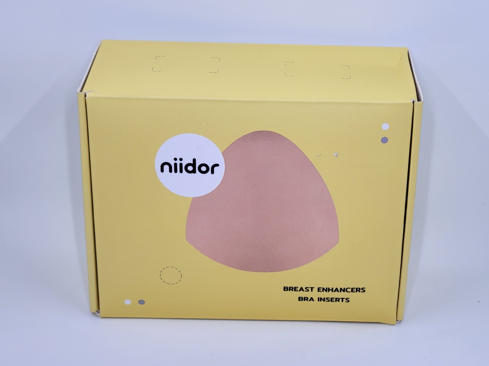 Niidor Adhesive Breast Form Bra Inserts Brand new In Box Breast Enhancers