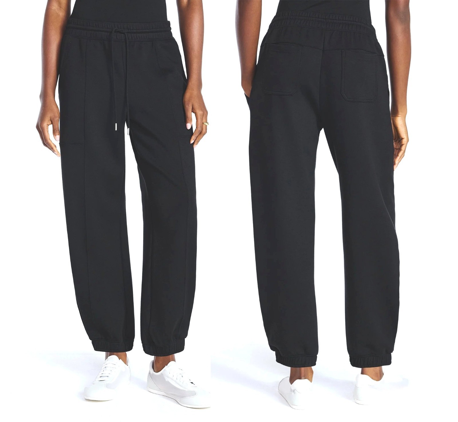 Scoop Women’s Size M (8-10) Scubaknit Barrel Pants Jogger Soft Sweat Activewear