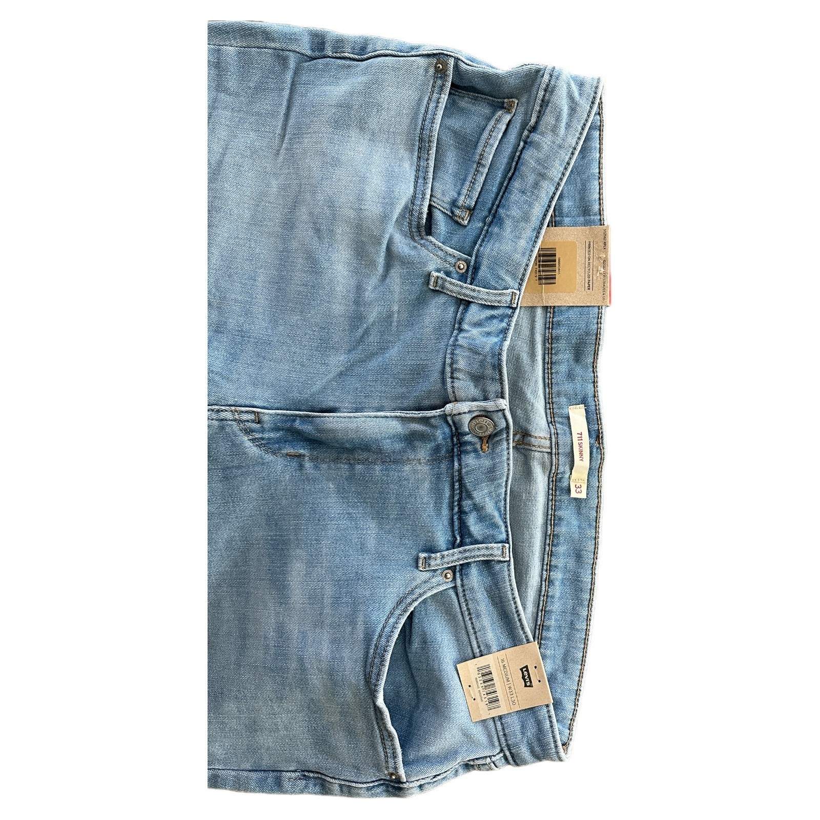 Levi’s Women’s 711 Mid Rise Stretch Skinny Jeans Size 16 W33 X L30