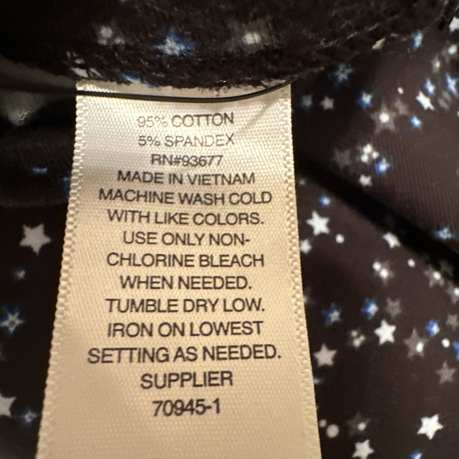 A.N.A 95% Cotton Stretch Leggings Size XXL NWT Set of 7 Pairs Stars Foil Solid