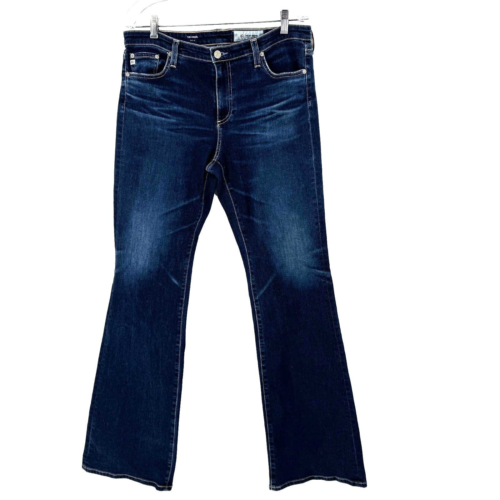 AG Adriano Goldschmied Angel Bootcut Jeans Women’s 32 Dark Wash Cowgirl Landman