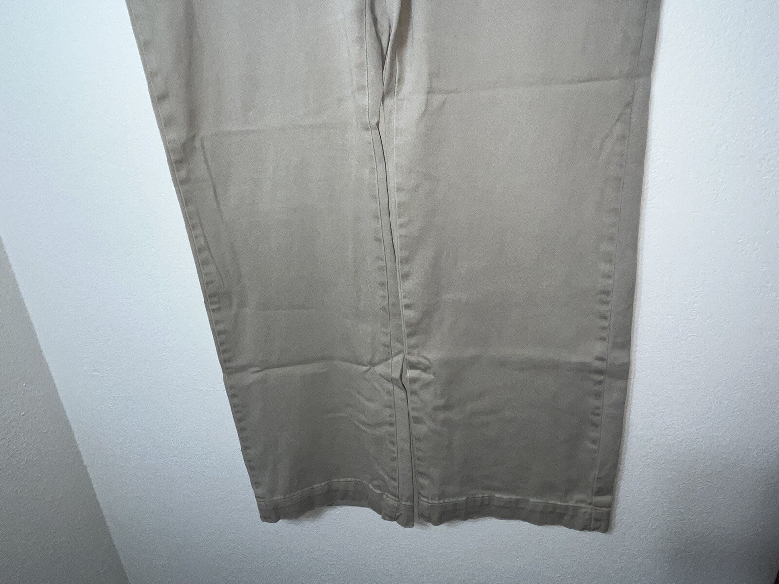 Lee Comfort Waistband Jean Women 10 32X30 Tan Beige Straight Cut Denim