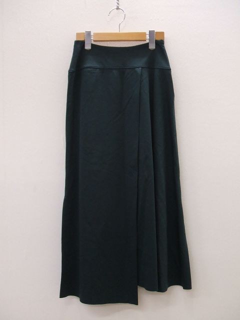 YOKE YKL20Stainless Steel0011SK Asymmertry Jersey Skirt Women Used 1-0708M♪