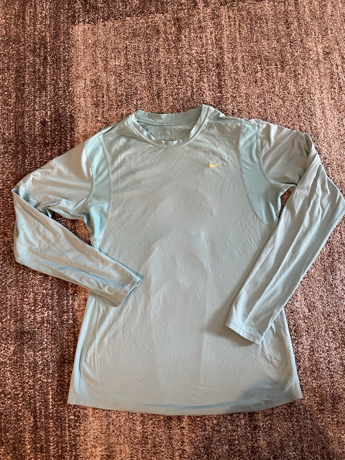Nike Dri-Fit Long Sleeve Shirt Running Training Athletic Top Women Size L