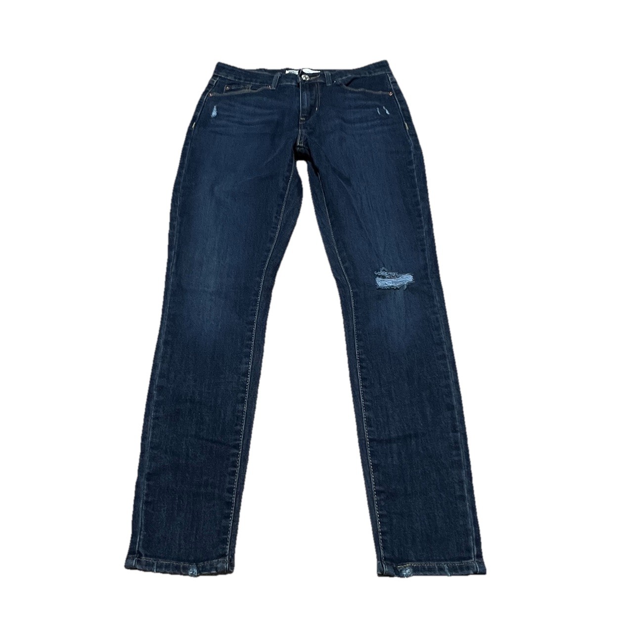 Levi’s Signature Gold Women’s 2S Mid Rise Skinny Levis Destructed Blue Jeans