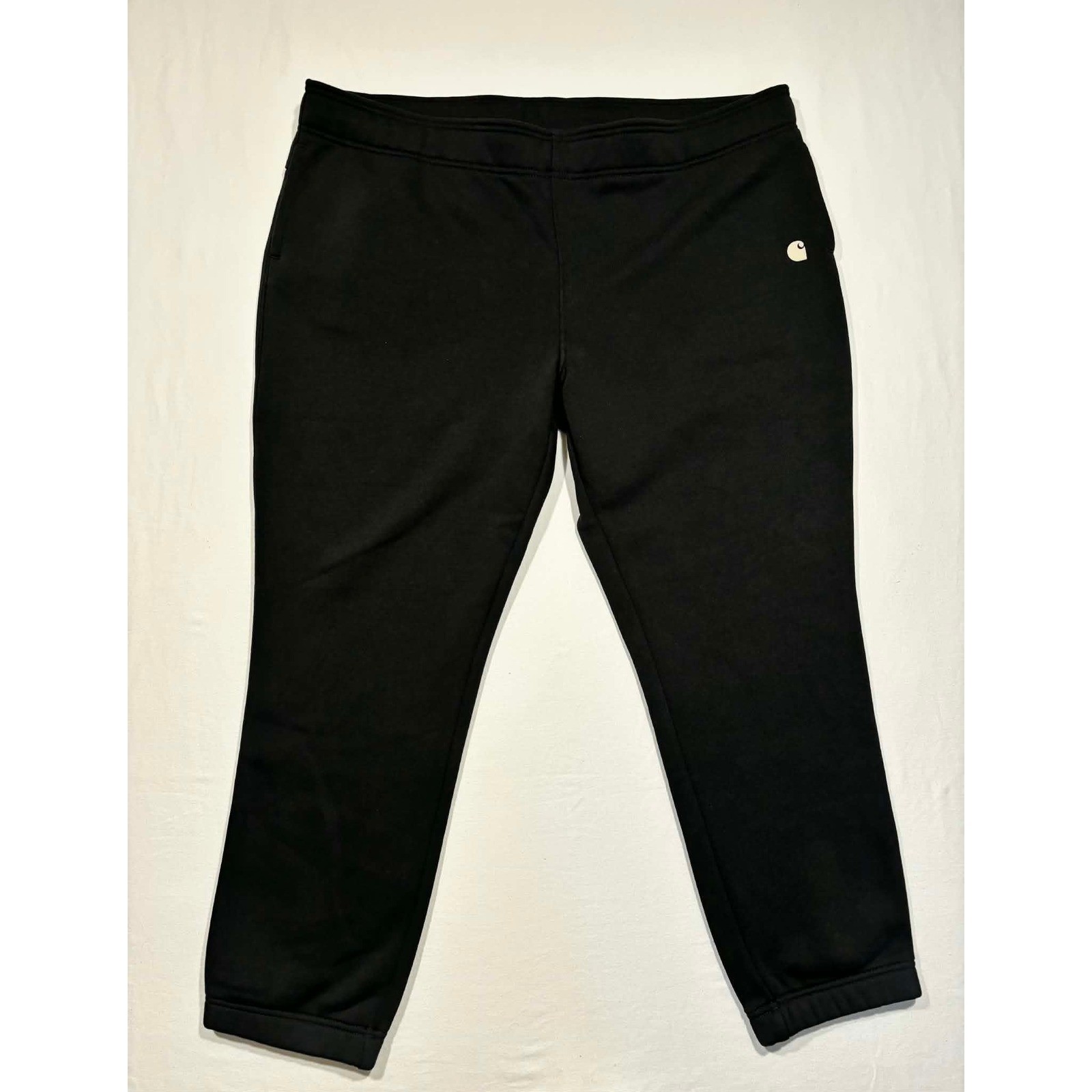 Carhartt Women’s Relaxed Fit Jogger Black Fleece Pants XXL BN5510-W NEW