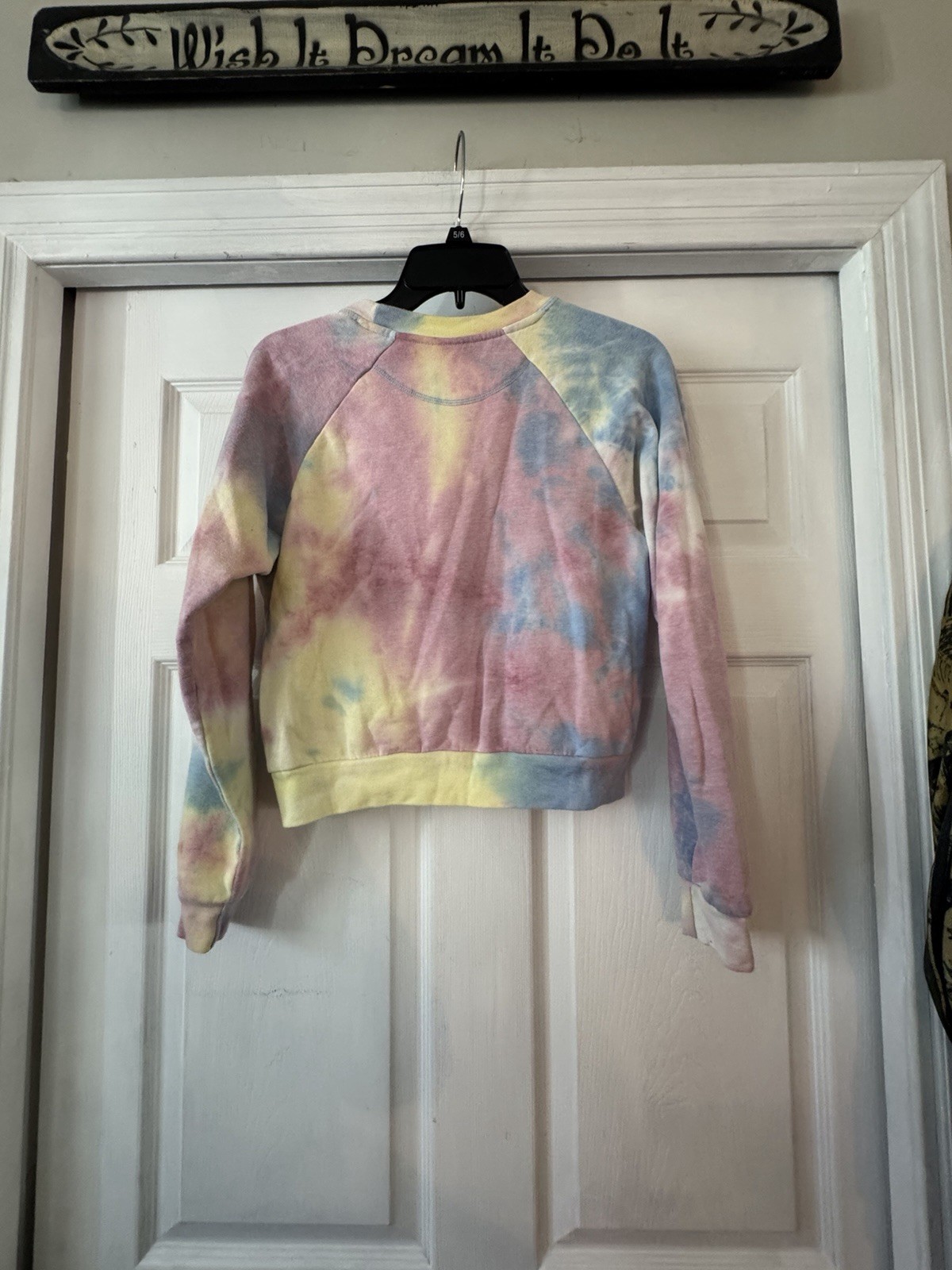 Mickey Mouse Better Together Tie-Dye Graphic Crewneck Fleece Sweatshirt S