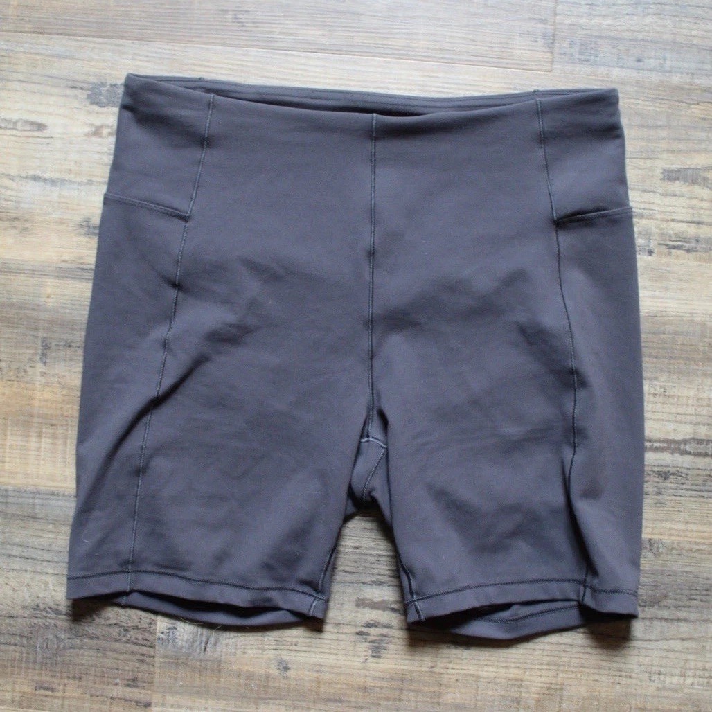 Harmony Balance Women’s Black Biker Activewear Shorts Blended Fabric RN#63619