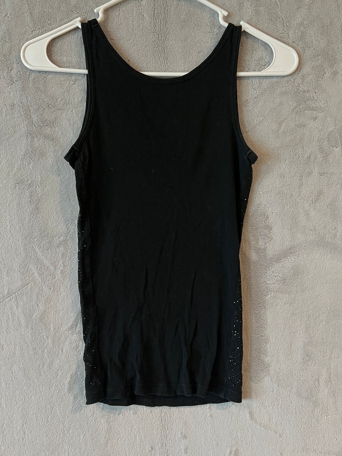 The Limited Women’s Black Small Perfect Tank Top with Studded Detail