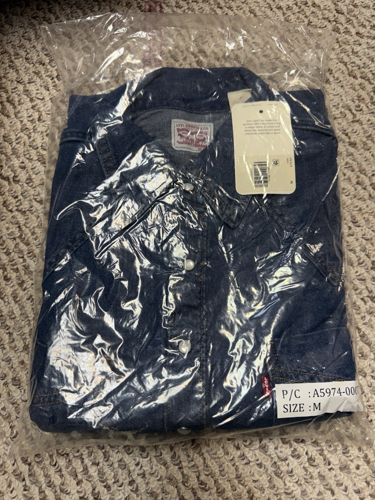Levi’s Women’s The Western Shirt Medium New