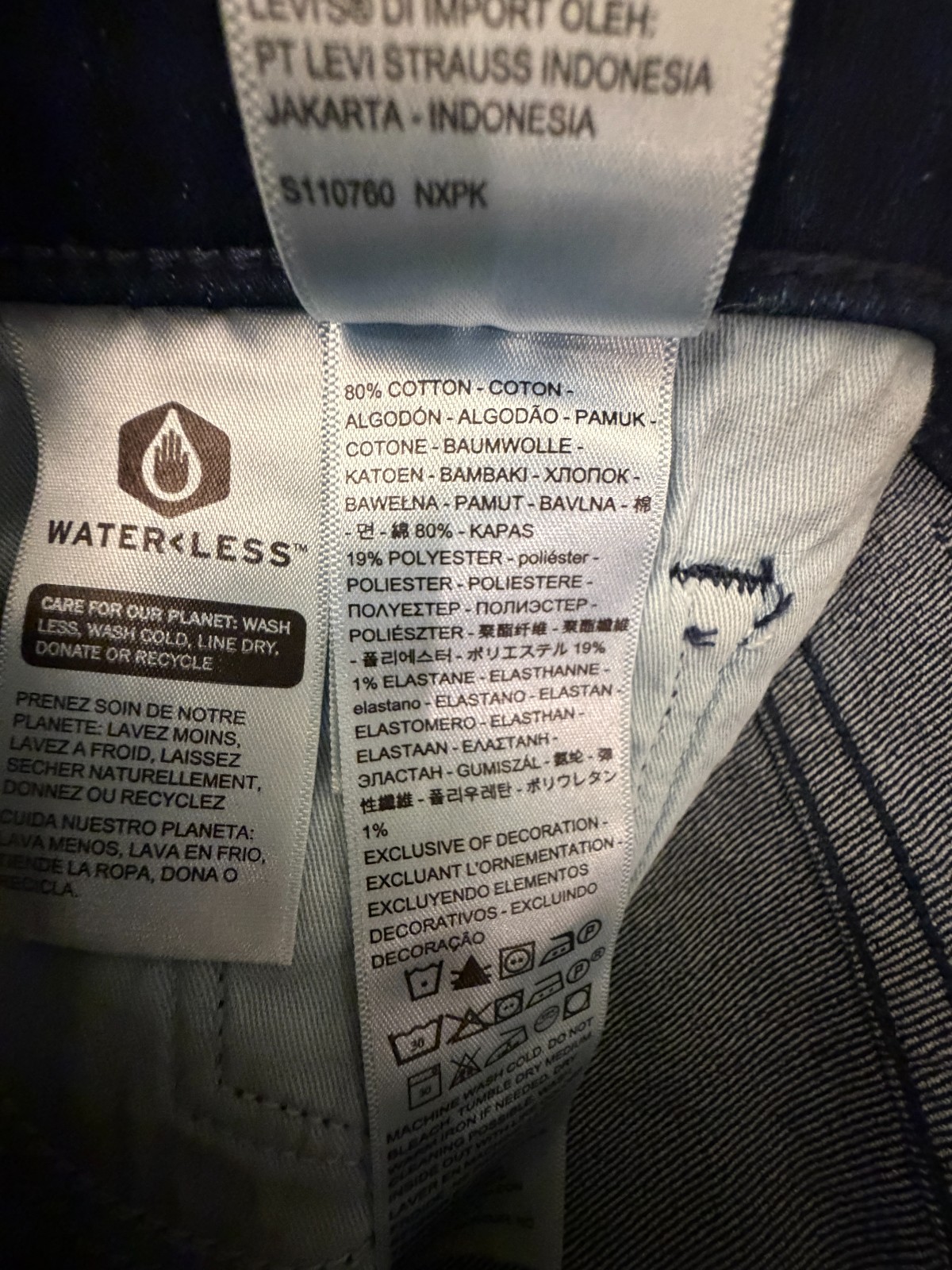 Levi’s 314 Shaping Straight Mid-Rise Seamed Jeans-Womens 26Wx32L-Indigo Blue-NWT