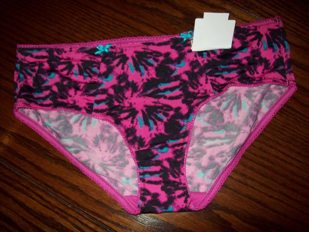 NWT MAIDENFORM CHARMED POLY/ELASTANE HIPSTER PANTIES TIE-DYE CO514 S M L